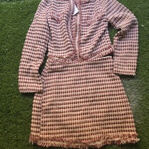Cider Red and Cream Tweed Jacket